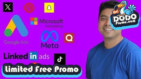[Free Promo] 11 Best Ads Platforms in 1 Course 2025: Excel in Paid Ads!