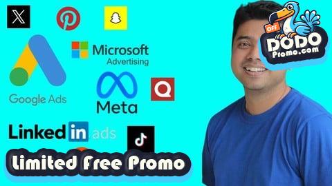 [Free Promo] 11 Top Ads Platforms in 1 Course 2025: Excel in Paid Ads!