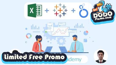 [Free Promo] [3-in-1] Data Viz Bundle: Tableau, Excel & Looker Studio