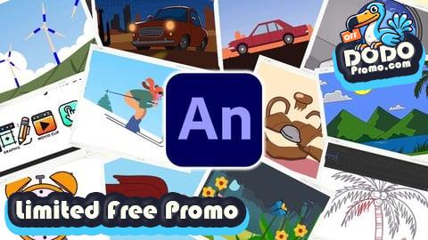 [Free Promo] Animate Like Pro - 2D Animation in Animate - Beginner Level