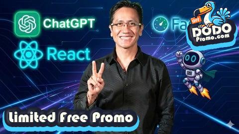 [Free Promo] FastAPI + React + ChatGPT IA :  Crea tu 1ª App Full Stack!