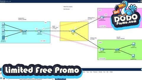 [Free Promo] Cisco Packet Tracer: Setup a Hub and Spoke Network