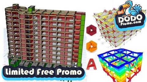 [Free Promo] High Rise Building + Rooftop Pool Design in ProtaStructure
