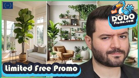 [Free Promo] Interior Design Using Plants: Biophilic Interior Designs A-Z