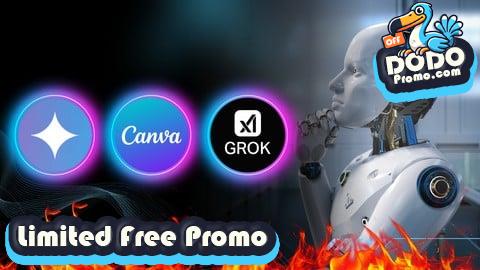 [Free Promo] Learn Graphic Design Using AI Canva Gemini and Grok Imagine