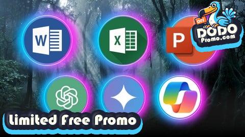 [Free Promo] Learn Microsoft Office with ChatGPT Gemini and Copilot