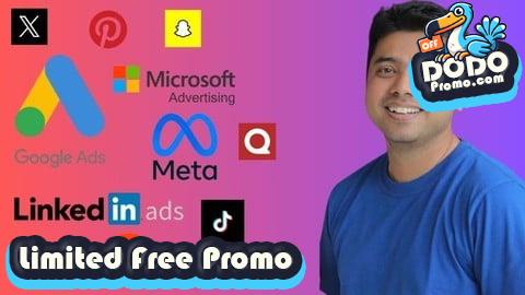 [Free Promo] Master 11 Ads Platforms in 1 Course 2025: Paid Advertising!