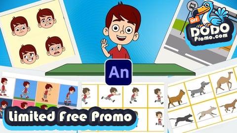 [Free Promo] Master 2D Character Animation in Adobe Animate-Advance Level