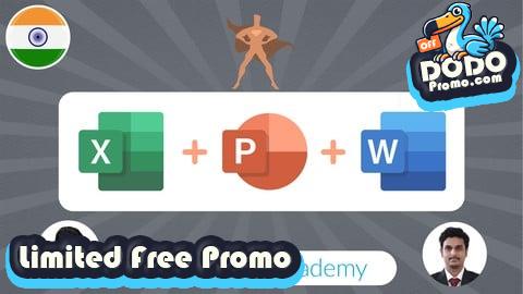 [Free Promo] Microsoft Office: Excel, PowerPoint & Word [3-in-1]