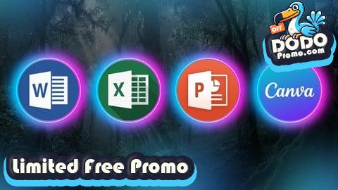 [Free Promo] MS Office With Canva Word Excel PowerPoint Canva All  in One