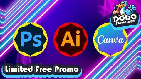 [Free Promo] The Complete T-Shirt Design Toolkit: PS, AI & Canva