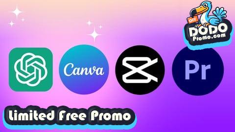[Free Promo] Video Editing with ChatGPT Adobe Premiere Pro Canva CapCut