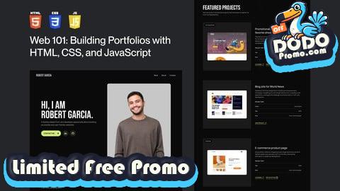 [Free Promo] Web 101: Building Portfolios with HTML, CSS, and JavaScript