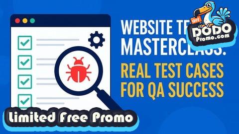 [Free Promo] Website Testing Masterclass: Real Test Cases for QA Success